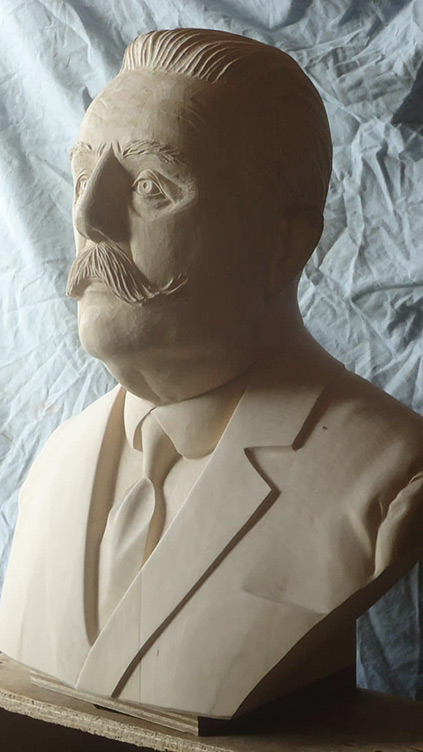 Sculpture buste A. Daroux