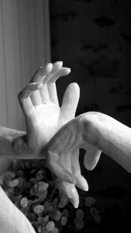 sculpture Cambrure Noir et Blanc