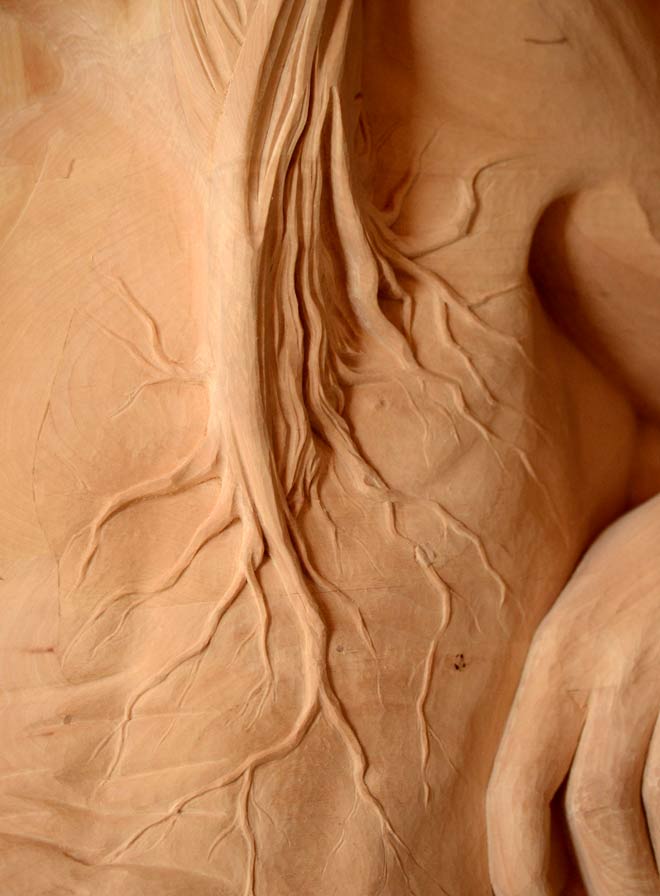 Sculpture bas relief et haut relief