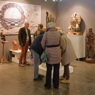 Stand d'exposition à Art3f